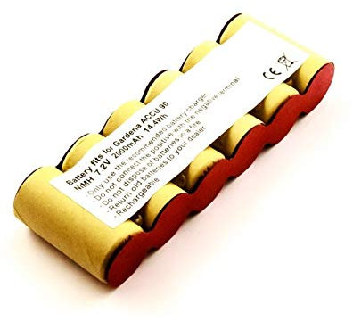 Akku für Gardena Accu 90, wie Gardena 8804, 8804-20, 2000 mAh, 7,2 V