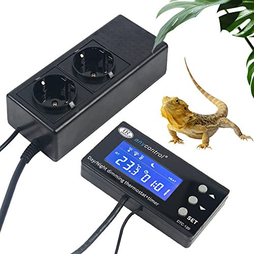 Thermostat numérique LCD pour reptile terrarium