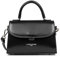 LANCASTER | Suave Even - Petit Sac à Main Refente de Cuir de Vachette Lisse Noir