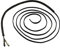 Fahrrad Lichtkabel Zweipolig Beleuchtungskabel doppeladrig 1200 mm mit Klemmschuhen Light Cable