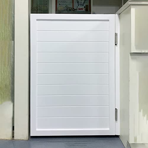 Porte Saloon Portes de Salon Battantes Simples, Bar Blanc Pub Couloir Entrée Cuisine Porte Battante Intérieure, Porte de Café à Fermeture Automatique en Bois Personnalisable avec Charnières ( Size : W