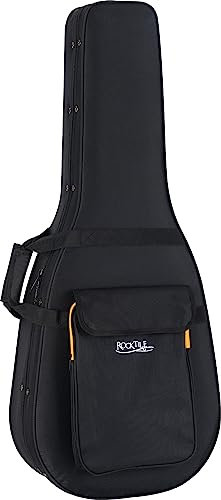 ROCKTILE WGSC-4222BK Westerngitarre Softcase - Handlicher Leichtkoffer für alle gängigen Westerngitarren