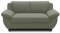 DOMO. collection Panama Canapé 2 Places, Canapé 2 Places, Ensemble 3-2-1 Canapé 91 x 159 x 80 cm (LxPxH) Vert