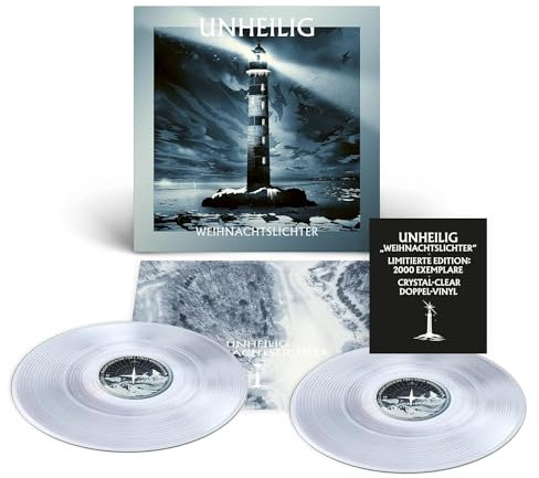 Unheilig, Neues Album 2023, Weihnachtslichter, Limitierte Edition Crystal Clear Doppelvinyl, 2 LP