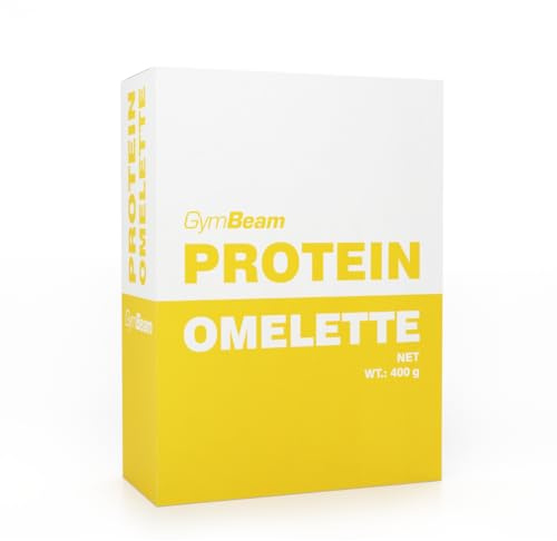 GymBeam Protein Omelett - Instant-Mix für Eiweiß mit Käsegeschmack, 92% getrocknetes Eiweiß, fördert Muskelwachstum, fettarm, länger haltbar, Egg Omelette, einfach zuzubereiten, 500 g