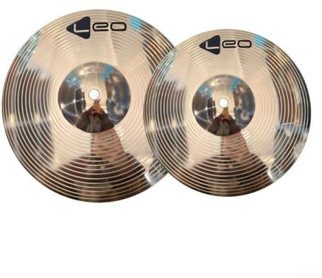Cymbals Splash - Platillo de 8/10 pulgadas para juego de tambor, acabado tradicional, latón, tambor de jazz, toallitas de latón tradicional (10 pulgadas)