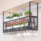 asdchZen An Der Decke Montiertes Weinregal Mit Glashalter, Industrielles Weinregal Aus Metall, Champagnerglas, Kelche, Flaschenhalter, Hängendes Schwebendes Weinregal F,Black,120x30cm