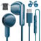 USB C Headphones for Samsung Galaxy S25 S24 Ultra A16 iPhone 16 Pro Max USB C Earphones Wired Headphone with Mic HiFi Type C Headphones for Samsung Galaxy S22 S23 FE A55 A56 A35 iPhone 15 iPad 10th