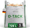 D-TACK 1x Big Bag | 90 x 90 x 90 cm | Säcke für Bauschutt, Holz, Laub, Kies, Sand, Erde, Gartenabfall, Grünschnitt, Pellets | 4 Schlaufen für Kran & Stapler | 1.500 kg | Witterungsbeständig