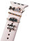Anelli decorativi per cinturino compatibile con cinturino in silicone Apple Watch da 38 40 41 42 44 45 46 49 mm, accessori per iWatch serie Ultra 10 9 8 7 6 5 4 3 2 1 (senza cintura)