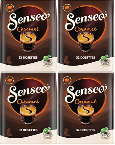 Senseo Saveur Caramel 32 dosettes 222g (Lot de 4)