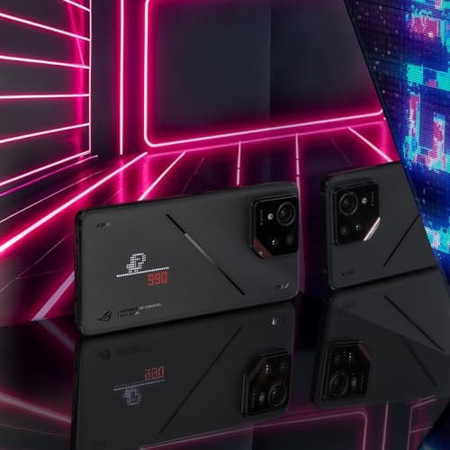 ASUS ROG Phone 9 Pro, EU Official, Phantom Black, 16GB de RAM, 512GB de Memoria, Snapdragon® 8 Elite, 6.78 185Hz AMOLED, Cámara Sony® Lytia 700: 50 MP