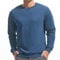 VEIISAR Herren Sweatshirt mit Rundhalsausschnitt Männer Basic Pullover Langarmshirts Freizeit Sport Shirt (616 Dark Blue M)