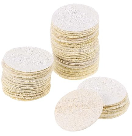 minkissy 50stücke Luffa Gesichtsschwämme Waschbare Peeling Abschminkpads Wiederverwendbare Make-up Entferner Pads Sanfte Hautreinigung Für Gesicht Und Körperpflege