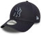 New Era New York Yankees 9Forty Cap Schwarz Weiß Outline - One-Size