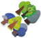 KICHOUSE 6Stücke Teiliges Miniatur Baum Set aus Holz Dekorative Bäume für Modelleisenbahn und Spielzeugzüge Interlocking Design Natürliches Holz für Kreative Szenen und Kinderpädagogik