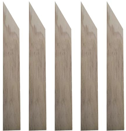 5 Piece Wooden Sealant Finishing Tool, Silicone Sticks For Mastic, Caulk Spreader Tool Portable Caulking Smoothing Applicator For Window Door Wall Gaps, Caulk Applicator Tools