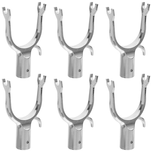BCOATH 6 Stück Pflanzenstütze aus Aluminiumlegierung Zweigstütze für Obstbäume Wetterbeständig Leicht für Garten und Obstgarten