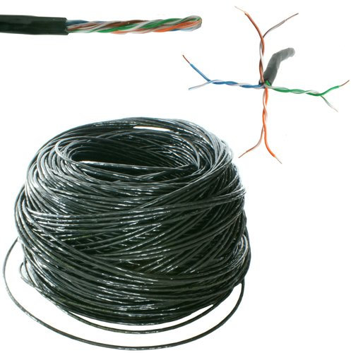 100m Outdoor External CAT5 Ethernet Network Cable Reel/Drum - LAN UTP RJ45 CCA