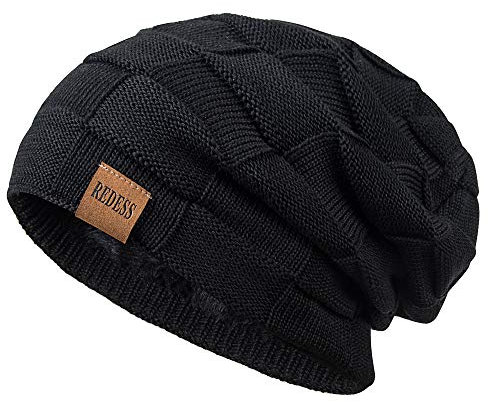 REDESS Beanie Mütze für Herren und Damen Winter Warme Mützen Stricken Slouchy Thick Skull Cap
