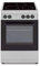 OCEANIC - Cuisiniere vitrocéramique 50 x 50 cm, four convection naturelle, four 48L silver