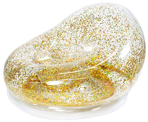 Air Candy Inflatable City-Style Chairs (AirCandy Gold Glitter Inflatable Chair)