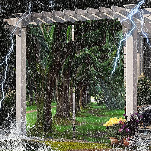 Outdoor Printing Patio Dock Vorhänge, Veranda, Shades Door Pergola Jalousien für Schlafzimmer, Verdunkelungsvorhänge, wasserdicht, 2 Paneele (03, 132 x 350 cm)