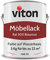 Viton Möbellack - 3 Kg - Seidenmatt Schwedenrot/Braunrot - Möbelfarbe auf Wasserbasis - RAL 3011 Braunrot