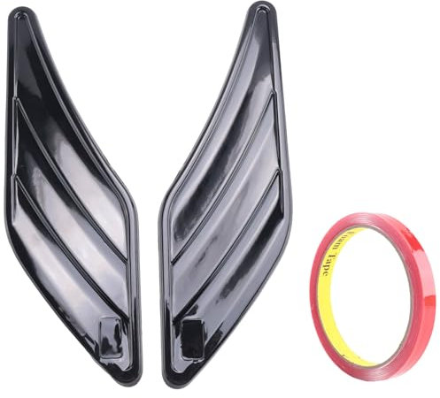 Pmandgk 2 StüCk ABT Seiten Kiemen Gitter Aufkleber Abziehbilder FüR- A5 S5 A4 B8 B6 A6 A3 R8 - ABT KotflüGel Aufkleber,Schwarz