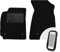 moto-MOLTICO Vorne Fußmatten Auto Velours Autoteppiche Schwarz Automatten Set 2-teilig passend für Audi A4 B5 1995-2001