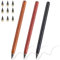 qingmeng Ewiger Bleistift - 3 Unendlicher Inkless Infinity Pencil Mit 9 Ersatzspitzen - Forever Pen Druckbleistift Für Kinder