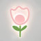 Tulpe Blume Wandleuchte Kreative LED Cartoon Wand Beleuchtung Befestigung Nachttische Wandleuchten Dekorative Wandleuchte Für Schlafzimmer, Kinderzimmer, Warmes Licht, 15W