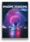 BOBSLA Poster Imagine Dragons Musik Wandbild Ungerahmt 50x70cm Matte Indoor Wandmontage Leinwand Poster