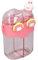 Trinkflasche, Kawaii Pop-Up-Abdeckung, Auslaufsicher, 780-ml-Wasserflasche mit Doppeltem Verwendungszweck für den Sport (Rot)