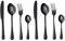 Besteckset, 304 (18/10) Edelstahl Geschirr 8-teilig Besteckset (Schwarz)