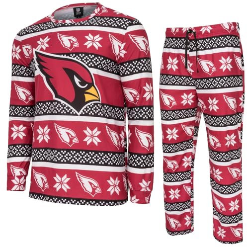 FOCO NFL Winter Xmas Pyjama Schlafanzug Arizona Cardinals - M