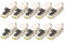 DIGITUS DN-93631 – Netzwerkstecker Cat 6A – 10 Stück – 360° Geschirmt – RJ45 Feldstecker Cat6A – Montage Werkzeuglos – 500 MHz – 10GBase-T – 10 Gbit/s – AWG 27/7 bis AWG 22/1