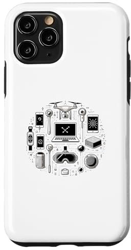 Coque pour iPhone 11 Pro Gadgets Les outils du gadget technologique de l'ère moderne