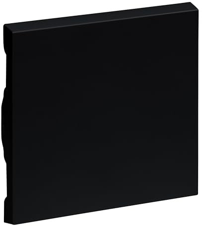 LEGRAND, SEANO Wippe für Wechselschalter, Taster und Kreuzschalter, Schalterabdeckung, Wippenplatte, Farbe: Schwarz lackiert, 765306