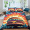3D Gedruckter Hamburger-Gourmet Bettbezug 3 Teilig, Hochwertige Bettwäsche Microfaser, Mit Reißverschluss, Perfekter Schlafkomfort, Passend Für Jungen Und Mädchen - Pflegeleicht 135X200-510886723652