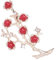 Jewelry Broche Broches Branche Broche Broche Simulation Corail Fleur Broche Dames Floral Fête Cardigan Broche Accessoires Broches Broche Cadeau Jewelry