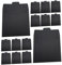 Générique 100 Pièces Pochettes CD Dvd Noir Papier Kraft Enveloppes CD Support De Stockage CD Couverture Enveloppes En Carton CD Dvd Papier Enveloppes CD