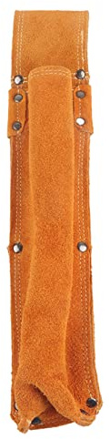 Welding Rod Holder, Thickened Cowhide Leather Bag with Reinforced Rivets, Durable Welder Storage Pouch for Professional Welders, Yellow, 1 Holder