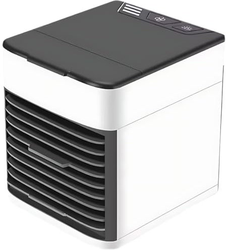 Mini Air Cooler Fan Portable Conditioner Humidifier Purifier USB Room Cooling