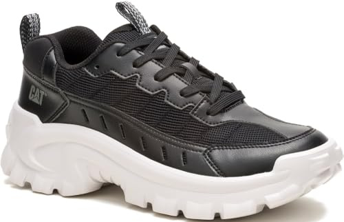 CAT Caterpillar Intruder Lite Vent Stadtschuhe Turnschuhe Sneaker Herren (P726186 Black, EU Schuhgrößensystem, Erwachsene, Herren, Numerisch, M, 42)