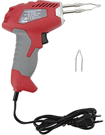 Risegun Lötpistole 180W mit manueller Lötzufuhr, Temperatur einstellbar bis 200°C, Lötkolben Set für Leiterplatten, Handy-Chips, Schmuck (220-240V, EU-Stecker)