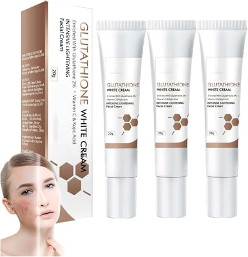 Feuchtigkeitsspendende und aufhellende Gesichtscreme, Glutathion-Aufhellungscreme, Anti-Aging-Lotion, Lotion gegen Hautunreinheiten, für alle Hauttypen