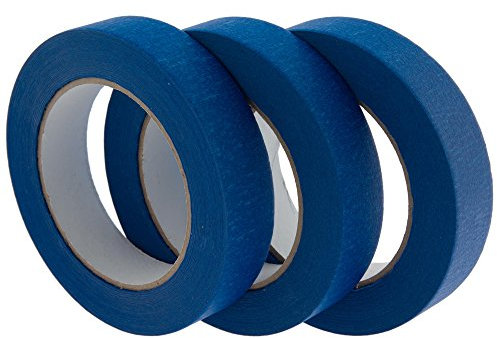 Coral Tools 71500 1 25 m Easy Maske Abdeckband Rolle – Blau (3-teilig)