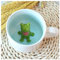 Hotmiss Keramiktasse mit Froschmotiv, verstecktes 3D-Tier-Innen, niedliches Cartoon-Motiv, handgefertigt, Urlaubs- und Geburtstagsgeschenk für Kaffee-, Milchtee-Liebhaber, 340 ml (Frosch)