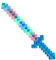 The Glowhouse LED Lampeggiante Diamante Pixel Sword